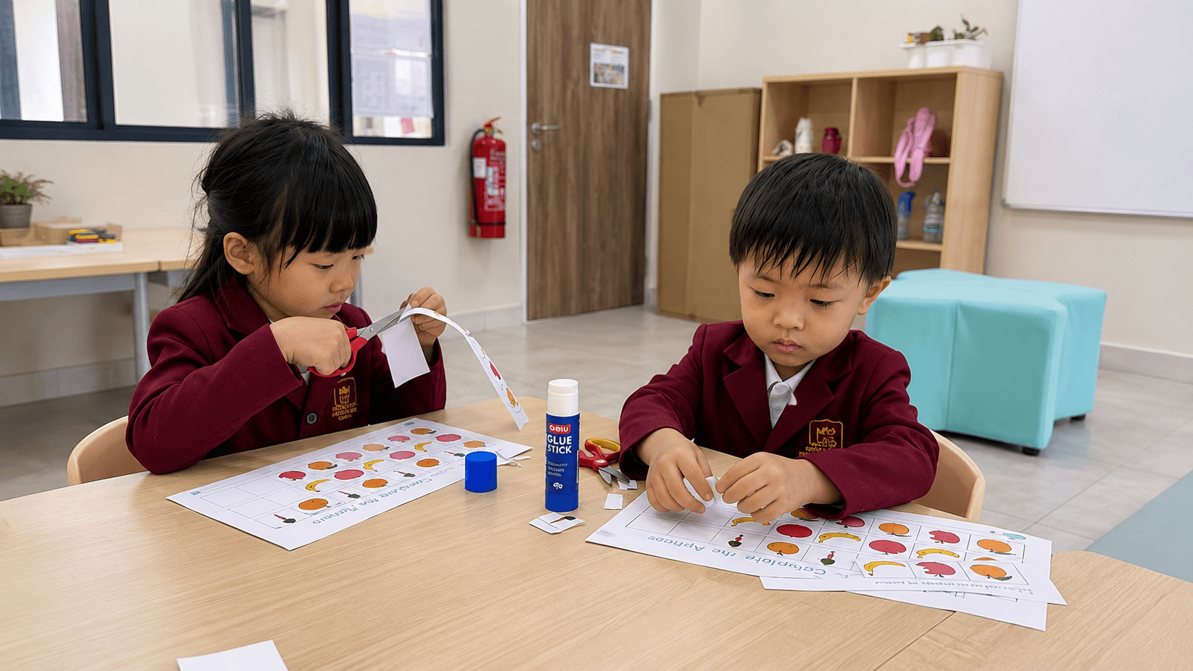 A Concord student engaged in classroom learning.